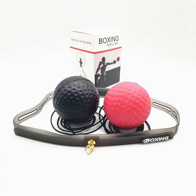 E2 Boxing Speed Punch Reflex Ball 2 Ball Pack, Adjustable Head Mounted Training Ball for Adults & Kids