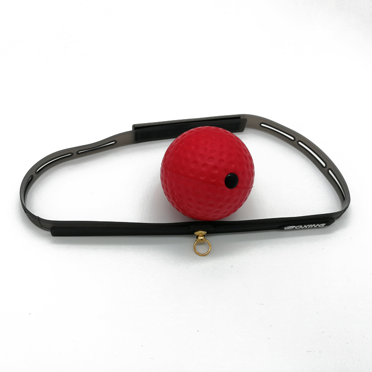 E1 1 Ball Boxing Punch Reflex Trainer with Elastic String, Lightweight Headband Stress Relief Workout Equipment