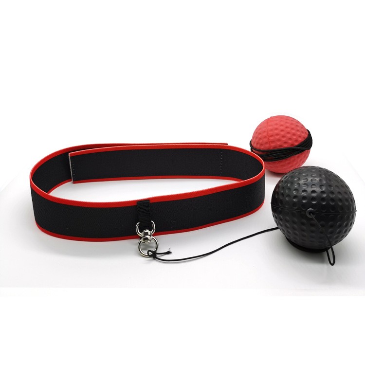F2 Headband Boxing Reflex Ball 2 Balls Set, Sweat Resistant Head Mounted Punch Ball for Daily Workout