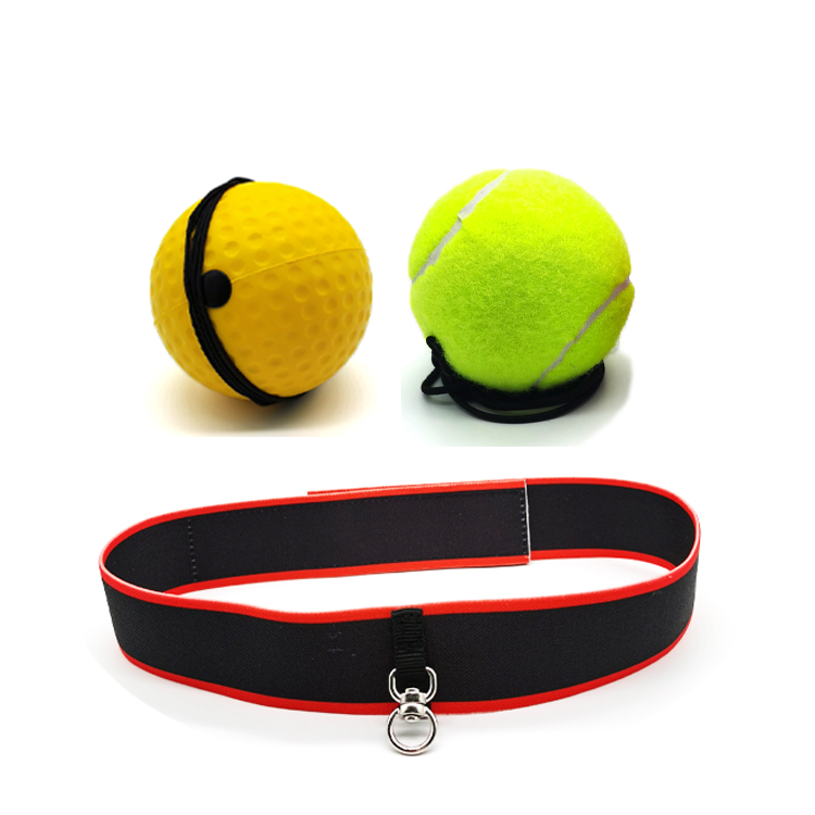 F2 Headband Boxing Reflex Ball 2 Balls Set, Sweat Resistant Head Mounted Punch Ball for Daily Workout