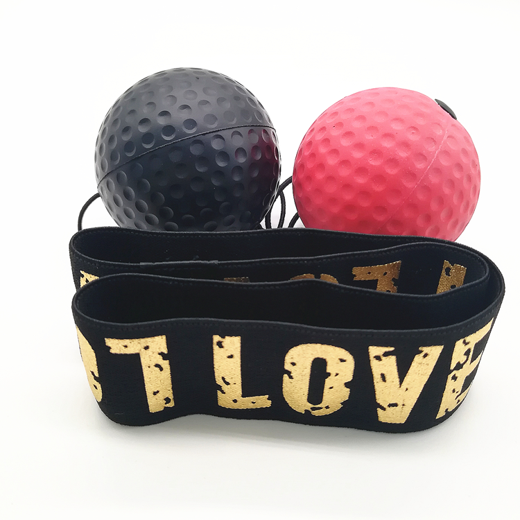 A2 2 Pack Boxing Reflex Ball Set with Adjustable Headband, Dual Difficulty Head Mounted Punch Training Balls