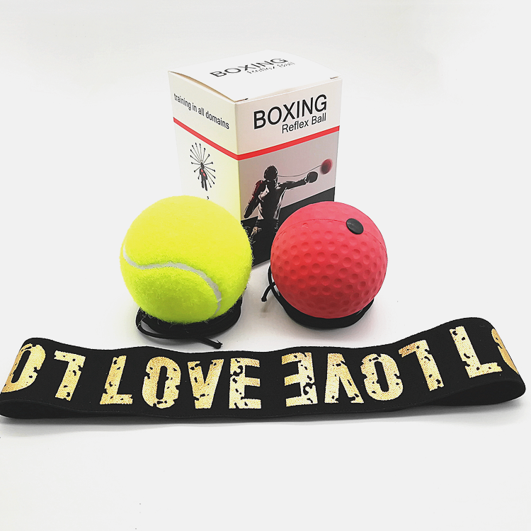 A2 2 Pack Boxing Reflex Ball Set with Adjustable Headband, Dual Difficulty Head Mounted Punch Training Balls