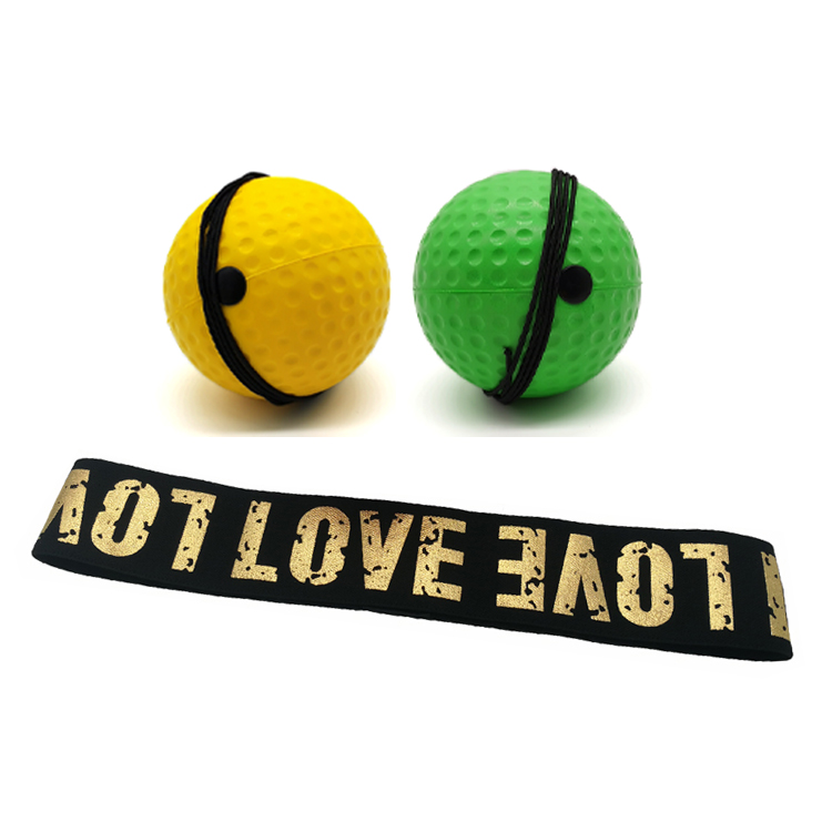 A2 2 Pack Boxing Reflex Ball Set with Adjustable Headband, Dual Difficulty Head Mounted Punch Training Balls
