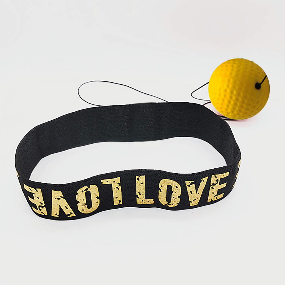 A1 Boxing Reflex Ball 1 Pack with Adjustable Headband, Head Mounted Punching Ball for Hand Eye Coordination Training