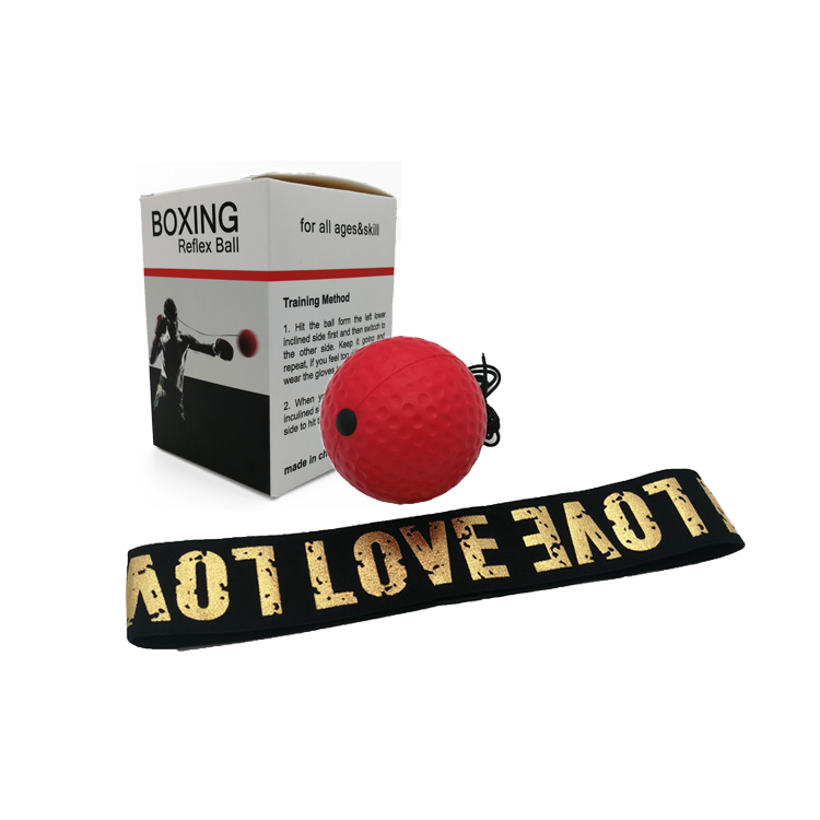 A1 Boxing Reflex Ball 1 Pack with Adjustable Headband, Head Mounted Punching Ball for Hand Eye Coordination Training