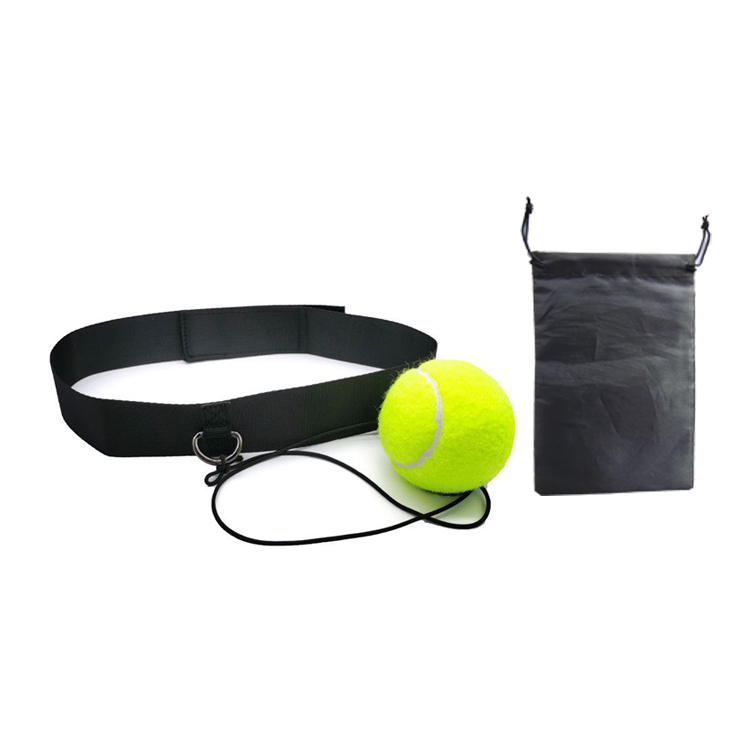 B1 Head Mounted Boxing Reaction Ball Single Ball Set, Portable Home Fitness Trainer for Kids Adults Beginners