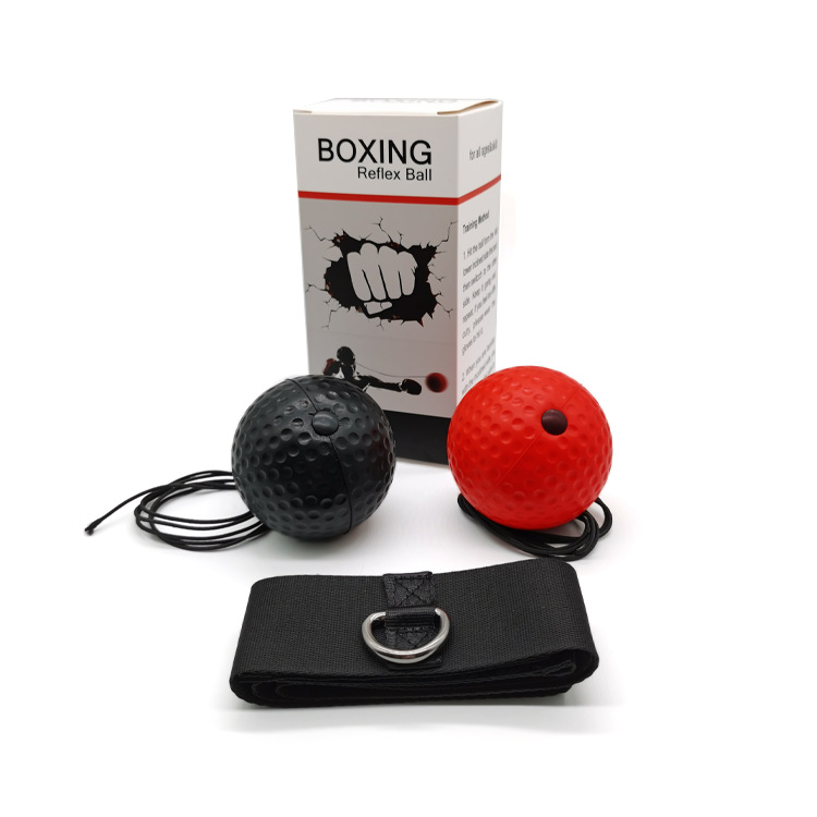 B2 Head Mounted Boxing Reaction Ball 2 Balls Kit, Beginner & Advanced Speed Trainer for Boxing MMA Fitness
