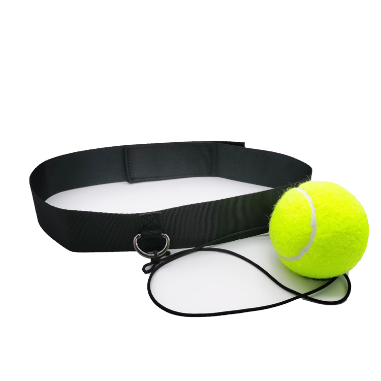 B1 Head Mounted Boxing Reaction Ball Single Ball Set, Portable Home Fitness Trainer for Kids Adults Beginners