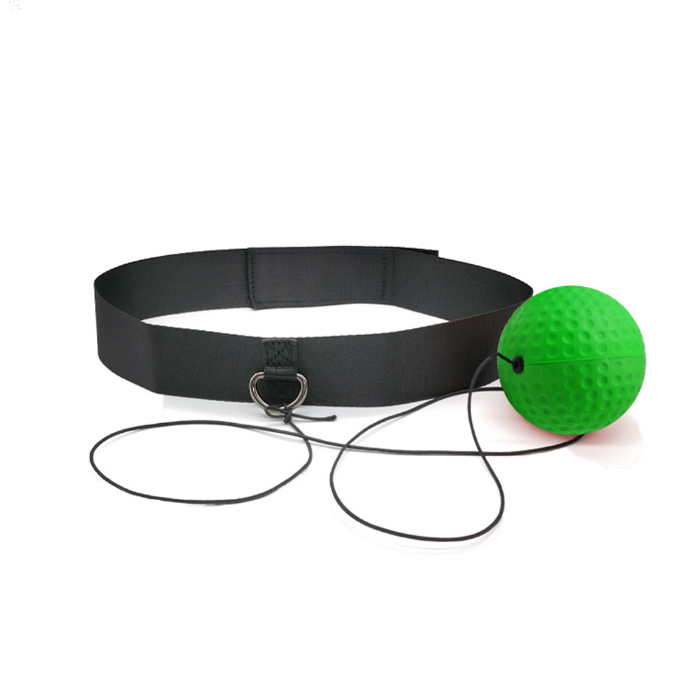 B1 Head Mounted Boxing Reaction Ball Single Ball Set, Portable Home Fitness Trainer for Kids Adults Beginners