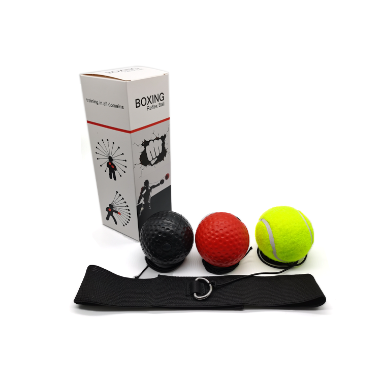 C3 Three Difficulty Boxing Reflex Balls Headband Set, Maximize Hand Eye Coordination Reaction Speed Home Gym Gear