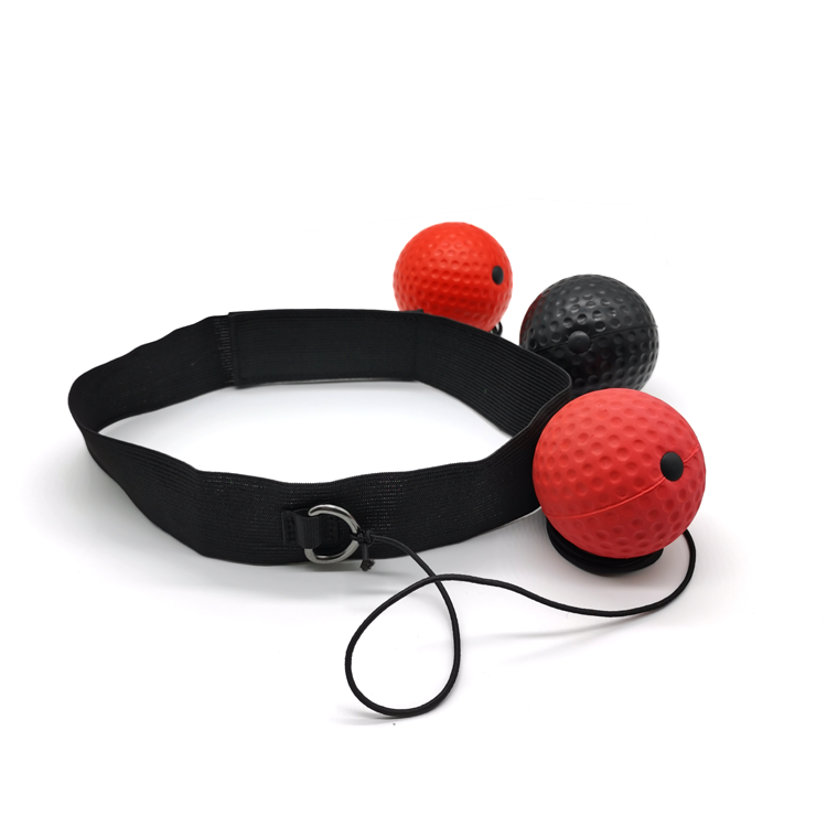 C3 Three Difficulty Boxing Reflex Balls Headband Set, Maximize Hand Eye Coordination Reaction Speed Home Gym Gear