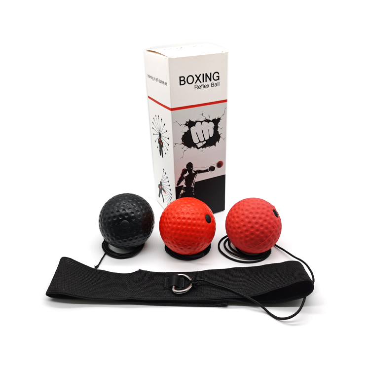 C3 Three Difficulty Boxing Reflex Balls Headband Set, Maximize Hand Eye Coordination Reaction Speed Home Gym Gear